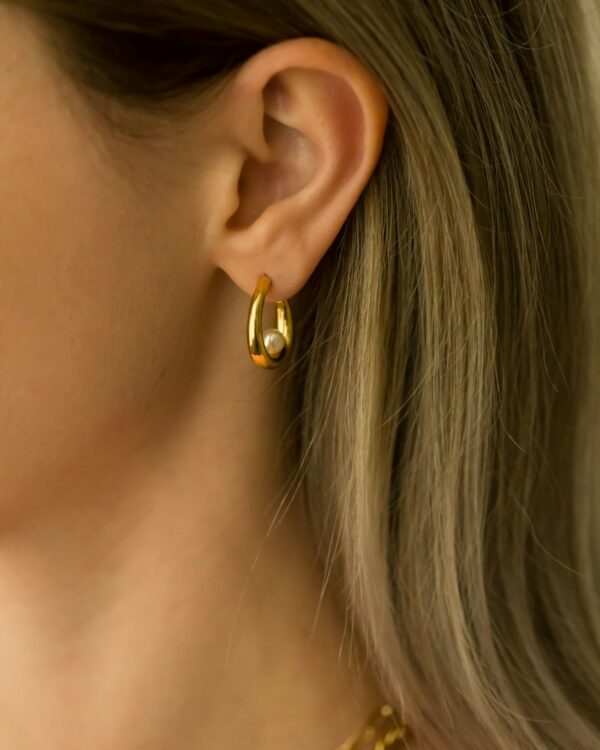 Boucles d'oreilles dorées