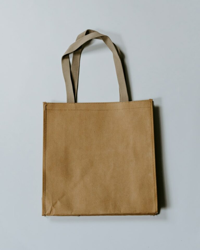 Cabas en toile beige