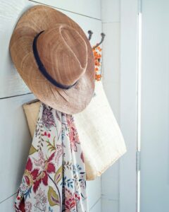 Chapeau fedora marron